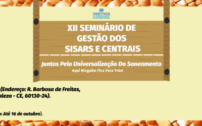 Inscrições Abertas – XII Seminário de Gestão dos SISARs e Centrais